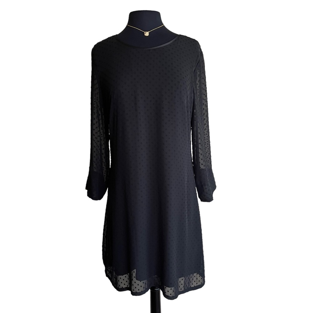 Julie Brown NYC Black Textured Dress